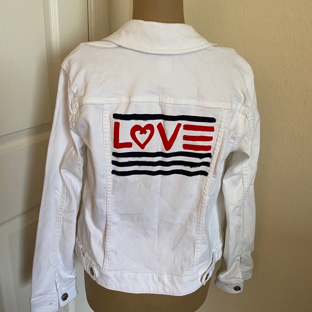 White Denim Jacket